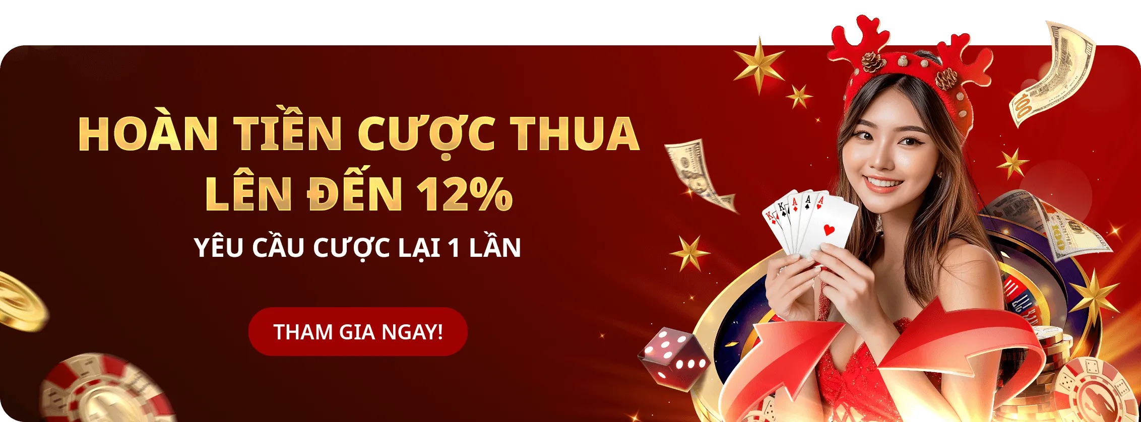 Casino tặng tiền cược thua KHÔNG GIỚI HẠN hàng tuần