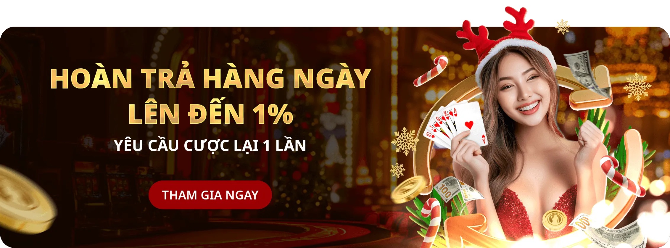 Casino thưởng hoàn trả hàng ngày KHÔNG GIỚI HẠN!