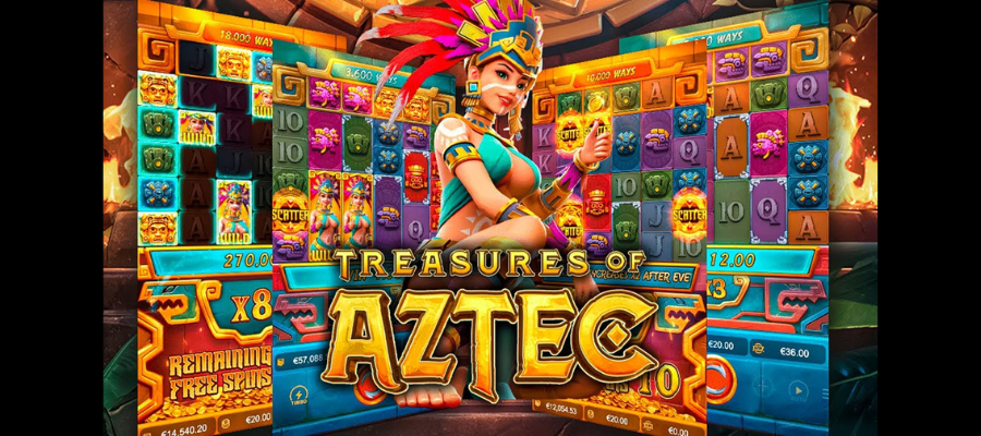 Slot game Treasure of Aztec hơn 32,400 đường trả thưởng