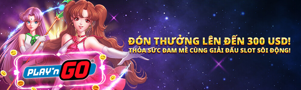 Thử thách quay slot game rực lửa thắng đến 300$!