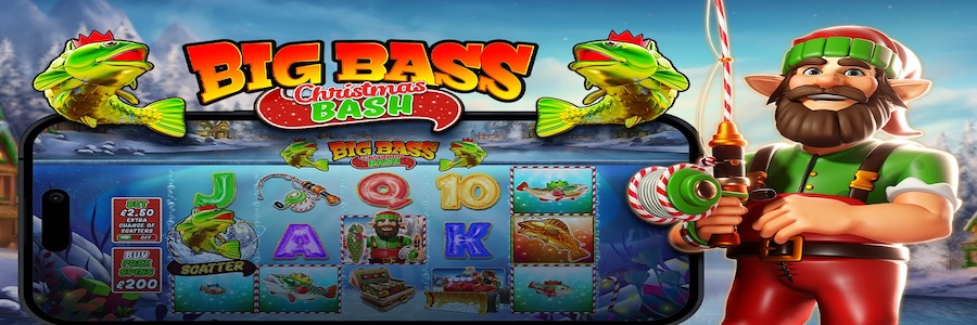 Big Bass Christmas Bash slot game review (Pragmatic Play) thắng x5,000 cược